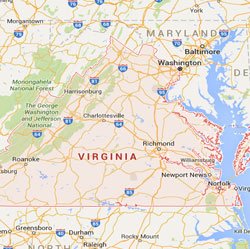 Virginia State Map