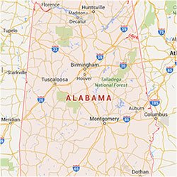 Alabama State Map