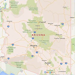 Arizona State Map