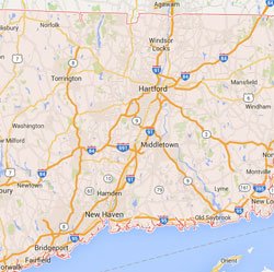 Connecticut State Map