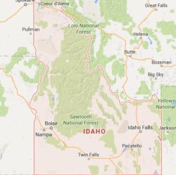 Idaho State Map