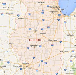 Illinois State Map