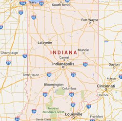 Indiana State Map