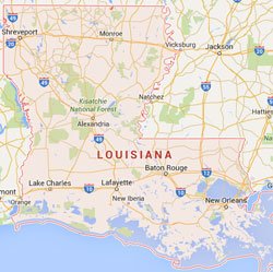 Louisiana State Map