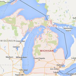 Michigan State Map