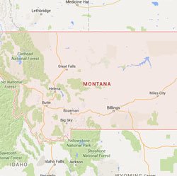 Montana State Map