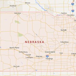 Nebraska State Map