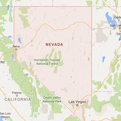 Nevada State Map