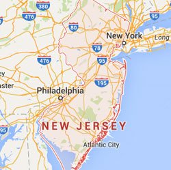 New Jersey State Map