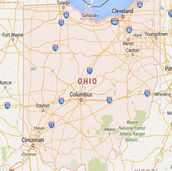 Ohio State Map