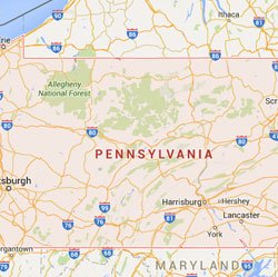 Pennsylvania State Map