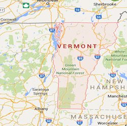 Vermont State Map