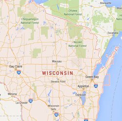 Wisconsin State Map