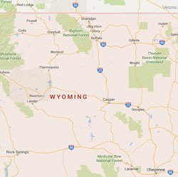 Wyoming State Map