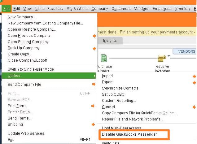 Disable-QuickBooks-Messenger-option