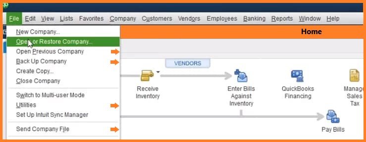 Open-a-company-file-option