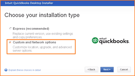 quickbooks enterprise network setup